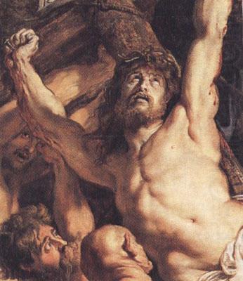 Peter Paul Rubens The Raising of the Cross (mk01) china oil painting image